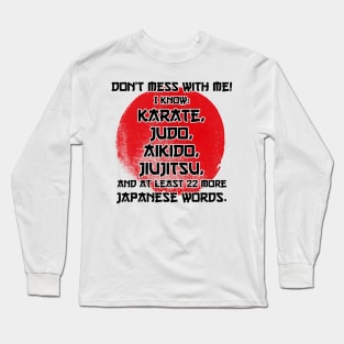 i know japanese words Long Sleeve T-Shirt